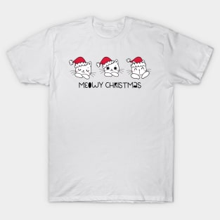 Meowy Christmas T-Shirt